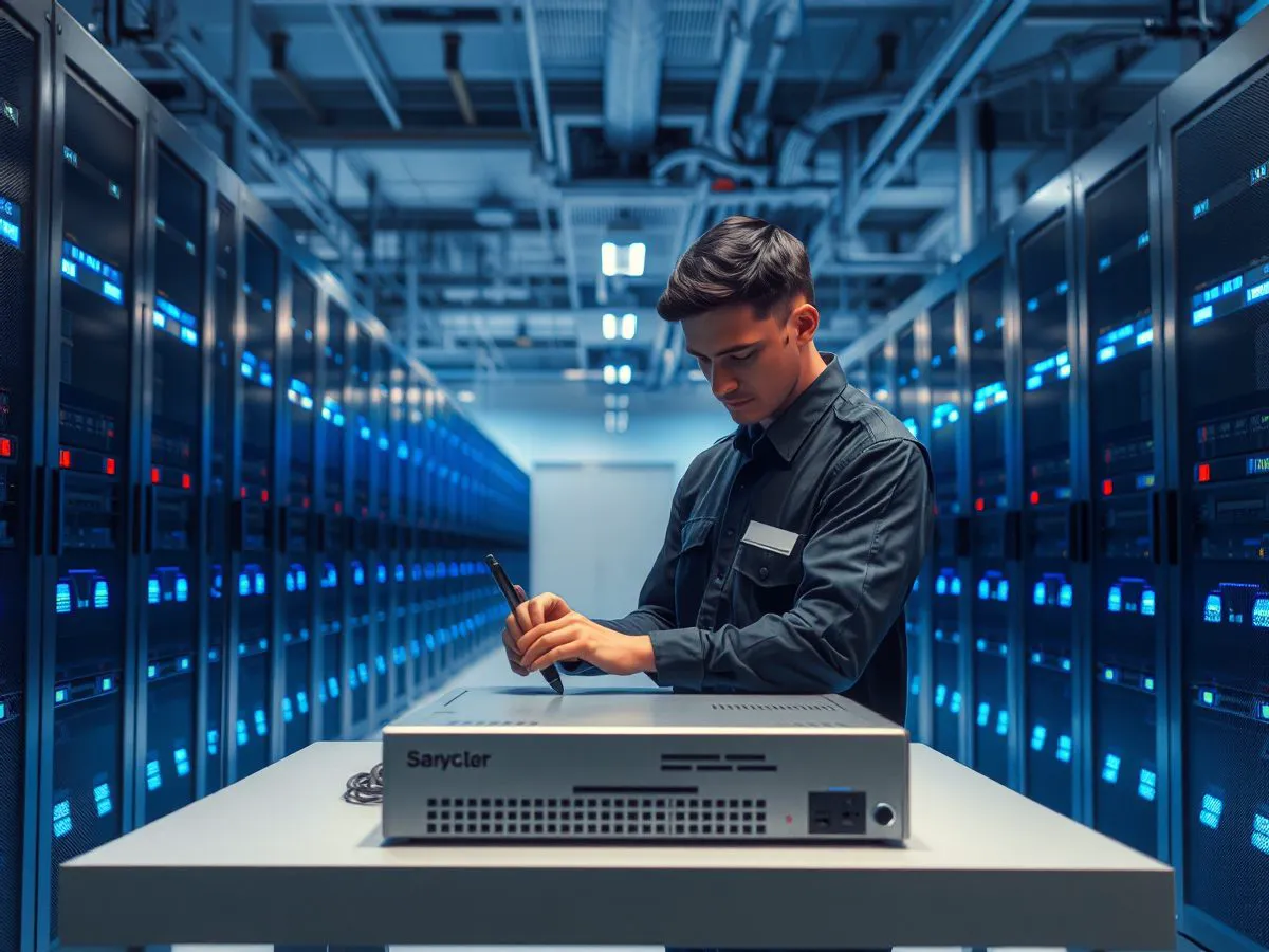 电商网站运维服务案例:服务器机房与技术人员